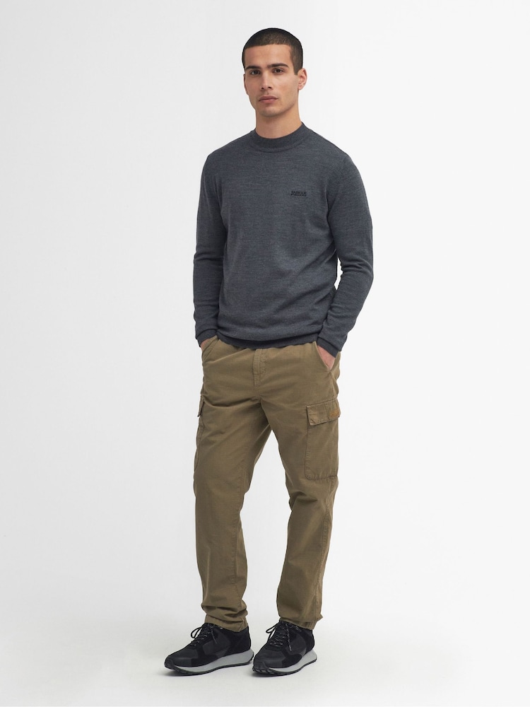 Barbour® International Grey Merlin Turtle Jumper - Image 2 of 5