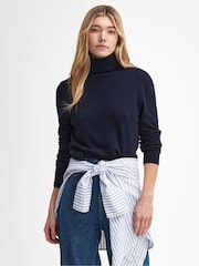 Barbour® Blue Pendle Knit Jumper - Image 2 of 6
