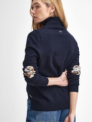 Barbour® Blue Pendle Knit Jumper - Image 5 of 6