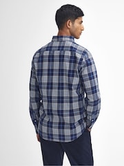 Barbour® Blue Pritchard Tailored Fit 100% Cotton Shirt - Image 3 of 5