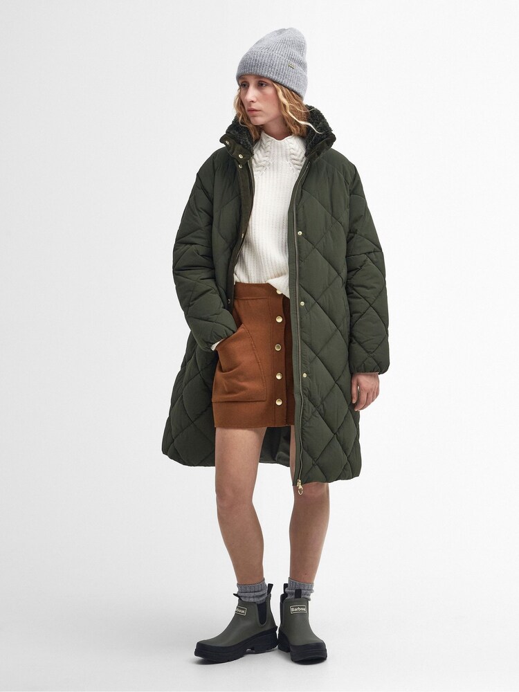 Barbour® Green Bearnie Puffer Jacket - Image 1 of 6 Barbour® Green Bearnie Puffer Jacket - Image 1 of 6