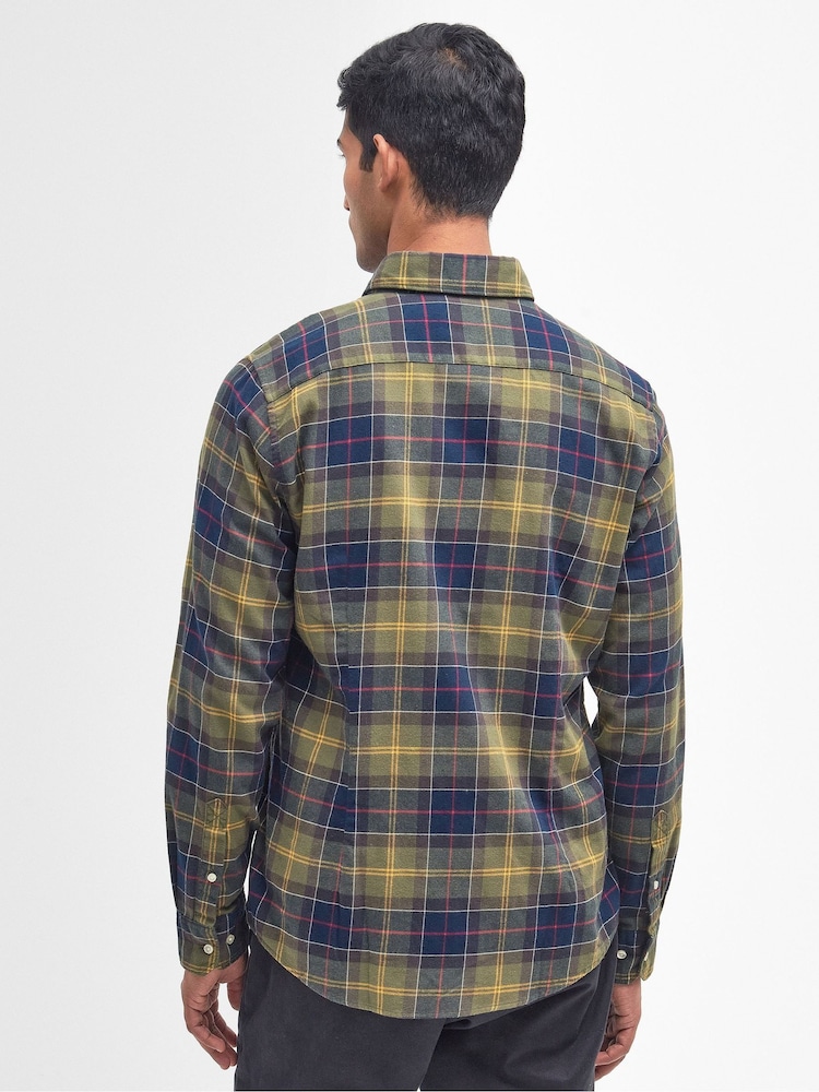 Barbour® Green Fortrose TF 100% Cotton Shirt - Image 2 of 4