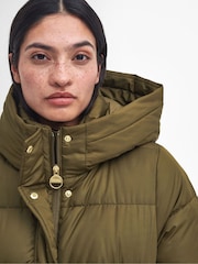 Barbour® International Green Barron Puffer Jacket - Image 5 of 6