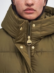 Barbour® International Green Barron Puffer Jacket - Image 6 of 6