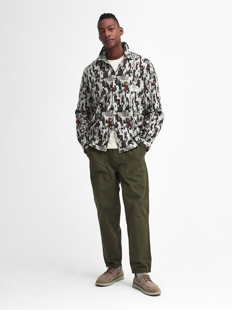 Barbour® Grey Coalbrook 100% Cotton Shirt - Image 2 of 5
