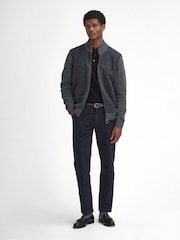 Barbour® Grey Balwen Zip Knitted Jumper - Image 2 of 6