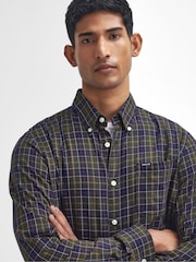 Barbour® Green Lanark 100% Cotton Shirt - Image 4 of 5