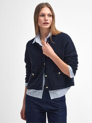 Barbour® Blue Celeste Cardigan - Image 1 of 6