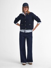 Barbour® Blue Celeste Cardigan - Image 2 of 6