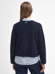 Barbour® Blue Celeste Cardigan - Image 3 of 6