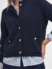Barbour® Blue Celeste Cardigan - Image 5 of 6