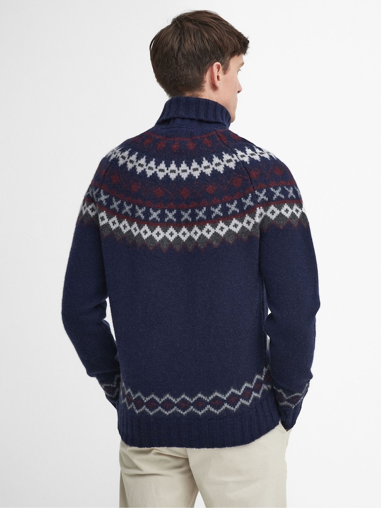 Barbour® Blue Roose Rollneck Jumper - Image 2 of 5