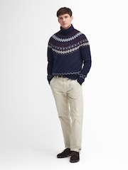Barbour® Blue Roose Rollneck Jumper - Image 3 of 5