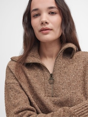 Barbour® Brown Lavensdale HZ Jumper - Image 4 of 5