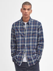 Barbour® Blue Crossfell TF 100% Cotton Shirt - Image 1 of 5