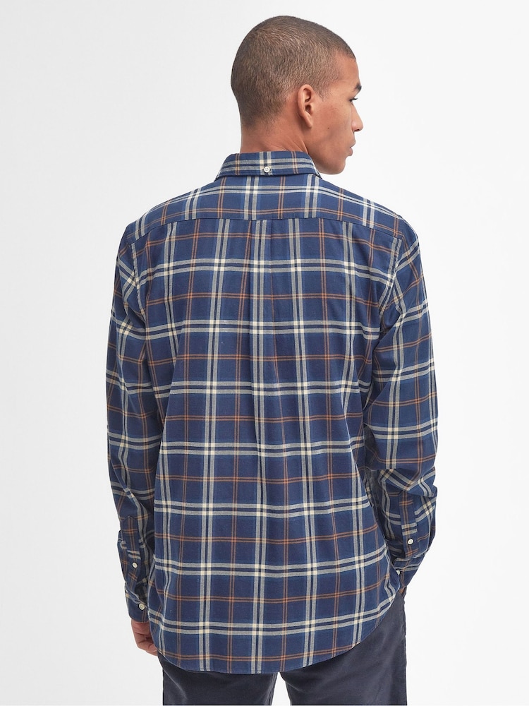 Barbour® Blue Crossfell TF 100% Cotton Shirt - Image 2 of 5