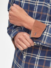 Barbour® Blue Crossfell TF 100% Cotton Shirt - Image 4 of 5