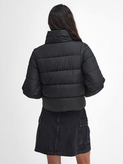 Barbour® International Webber Puffer Black Jacket - Image 3 of 6