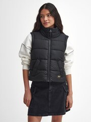 Barbour® International Webber Puffer Black Jacket - Image 4 of 6