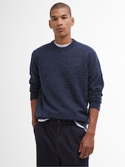 Barbour® Blue Tainsbury Crew Jumper - Image 1 of 5