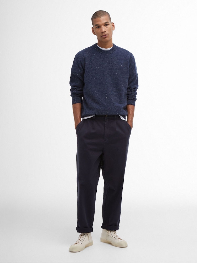 Barbour® Blue Tainsbury Crew Jumper - Image 2 of 5