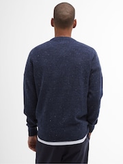 Barbour® Blue Tainsbury Crew Jumper - Image 3 of 5