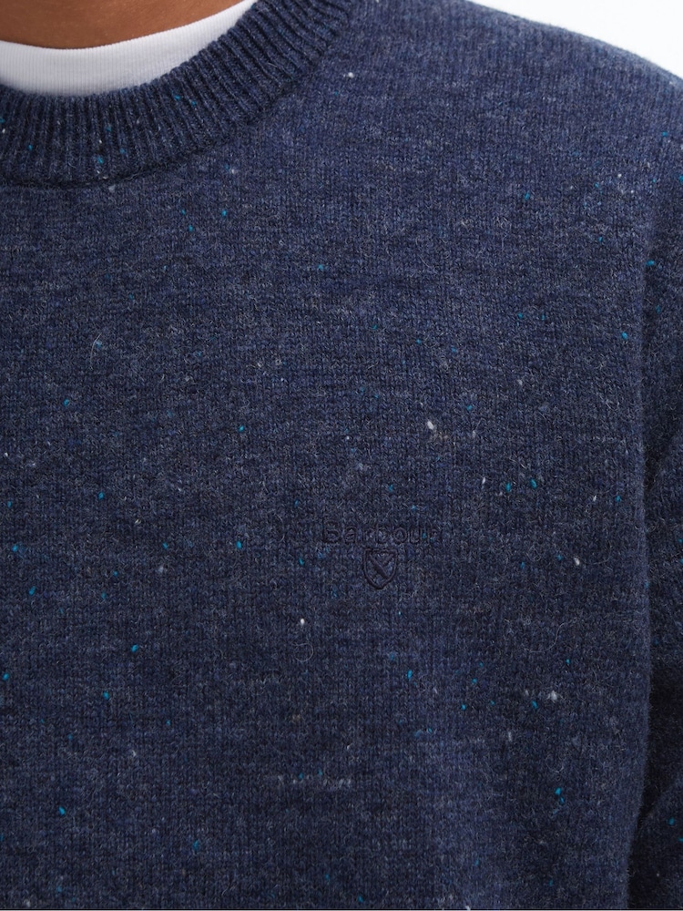 Barbour® Blue Tainsbury Crew Jumper - Image 5 of 5