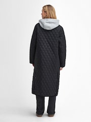 Barbour® Black Round Collar Jacket - Image 3 of 6