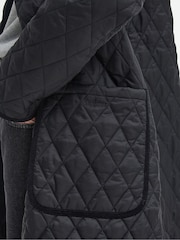 Barbour® Black Round Collar Jacket - Image 6 of 6