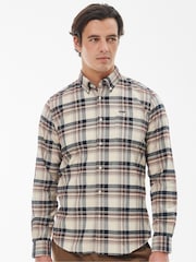 Barbour® Cream Shieldton TF 100% Cotton Shirt - Image 1 of 5