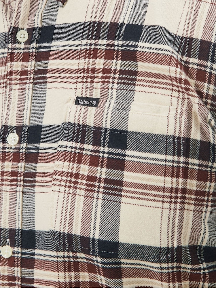 Barbour® Cream Shieldton TF 100% Cotton Shirt - Image 5 of 5