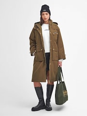 Barbour® International Green Roberta Spoof Jacket - Image 3 of 6