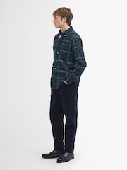 Barbour® Green Fortrose Tailored Tartan Shirt - Image 2 of 5