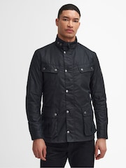 Barbour® International Blue Tourer Duke Wax Jacket - Image 1 of 5