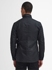 Barbour® International Blue Tourer Duke Wax Jacket - Image 3 of 5