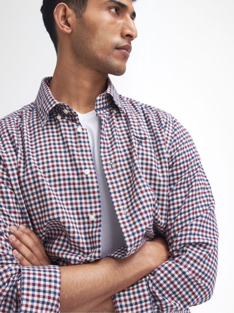 Barbour® Red Finkle TF 100% Cotton Shirt - Image 6 of 6
