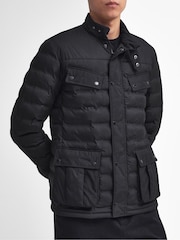 Barbour® International Welded Black Puffer Jacket - Image 4 of 7