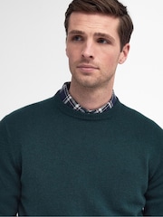 Barbour® Green Essential Patch Crew Jumper - Image 4 of 5