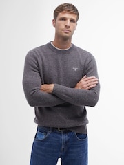 Barbour® Grey Tainsbury Crew Jumper - Image 1 of 5