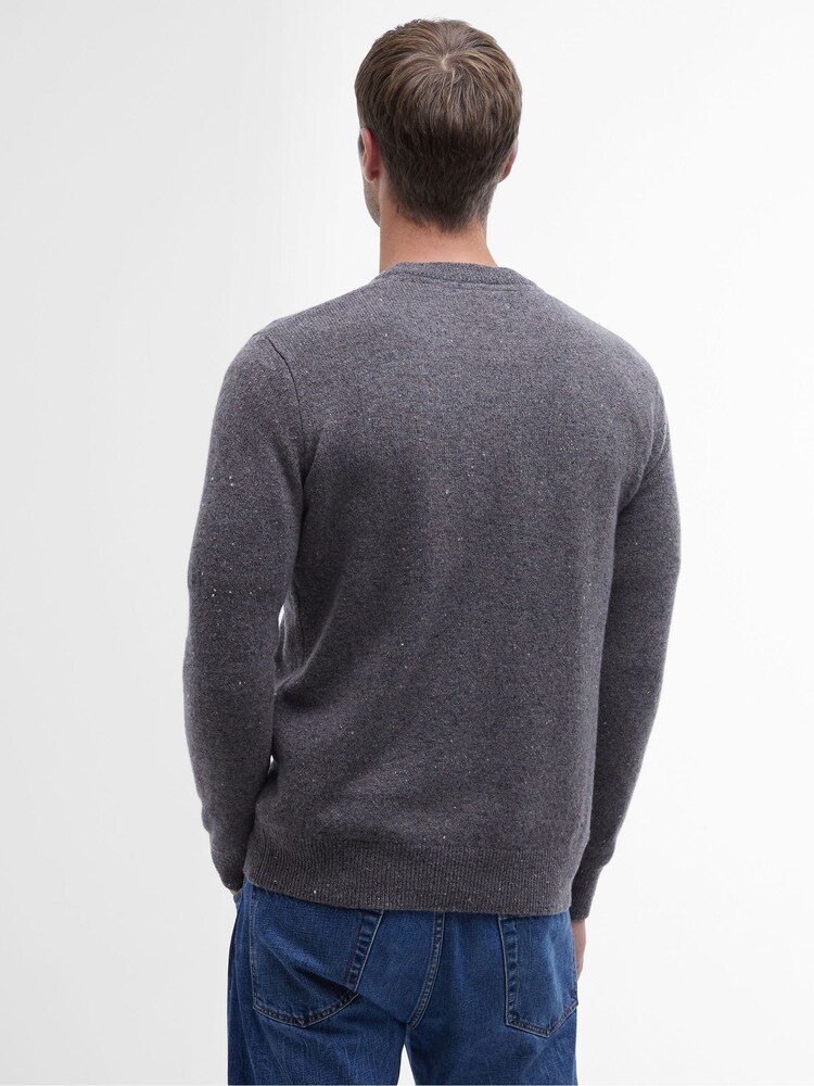 Barbour® Grey Tainsbury Crew Jumper - Image 2 of 5