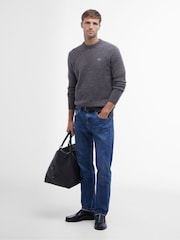 Barbour® Grey Tainsbury Crew Jumper - Image 3 of 5