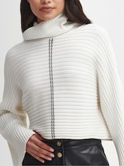 Barbour® International Serova Knit 100% Cotton Jumper - Image 4 of 6