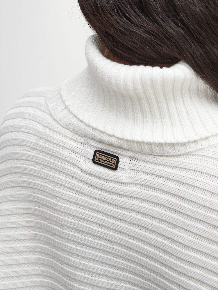 Barbour® International Serova Knit 100% Cotton Jumper - Image 5 of 6