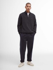 Barbour® Black Tainsbury Half Zip Jumper - Image 3 of 5