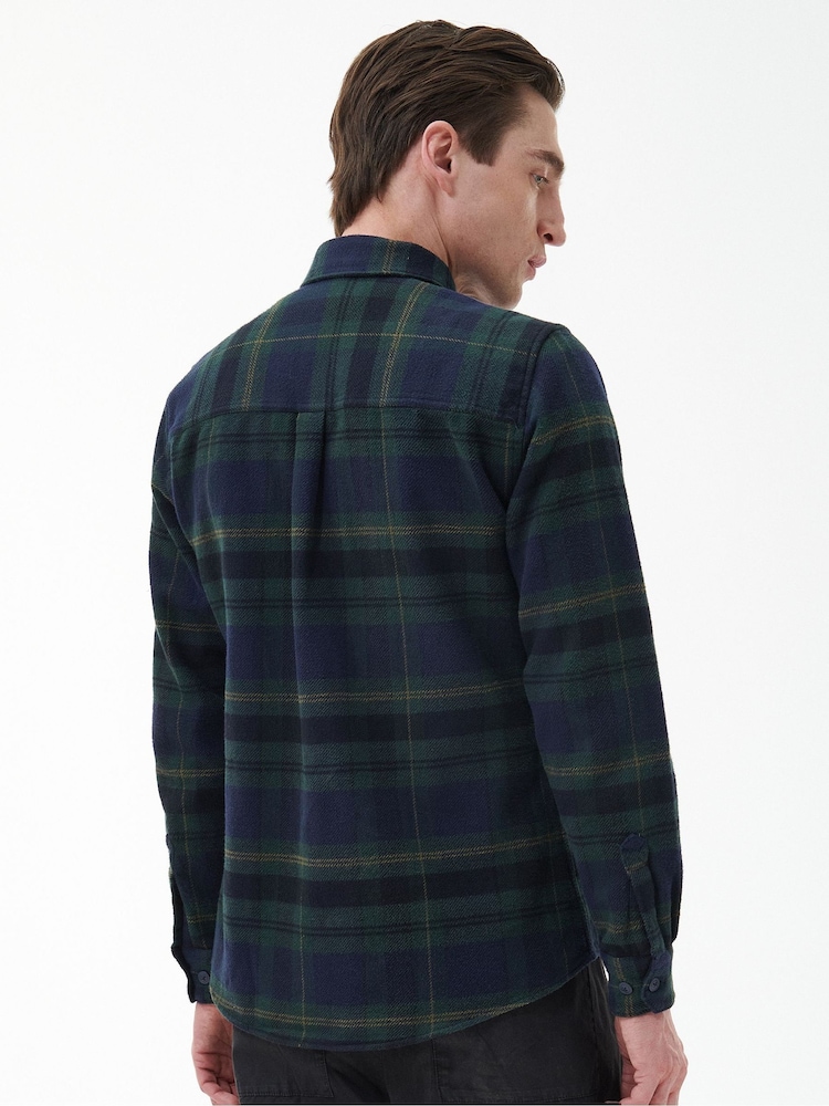 Barbour® Blue Snowcap TF 100% Cotton Shirt - Image 2 of 6