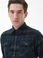 Barbour® Blue Snowcap TF 100% Cotton Shirt - Image 4 of 6