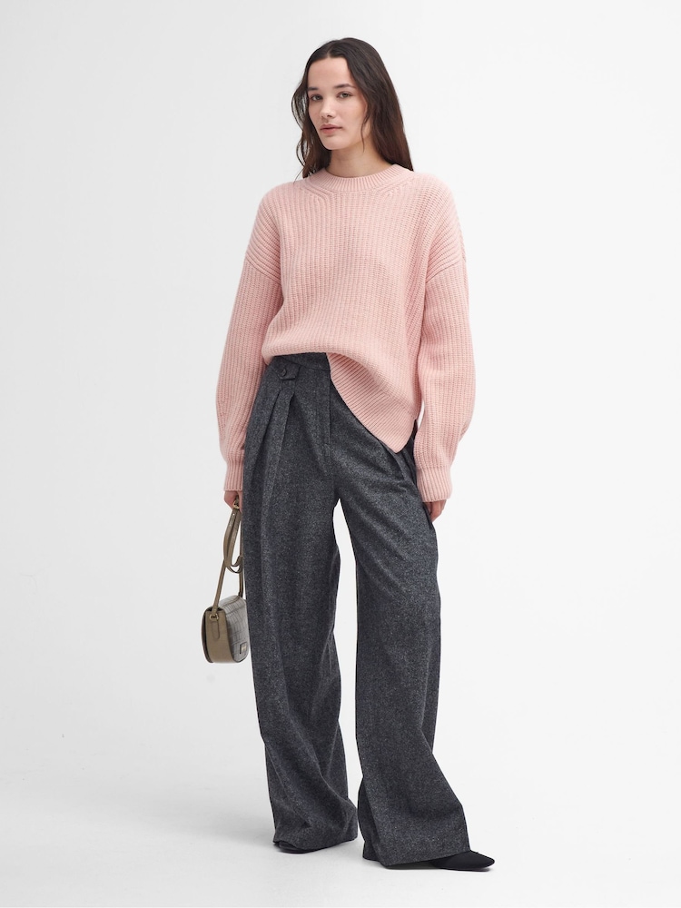 Barbour® Pink Scarlett Knit Jumper - Image 3 of 6