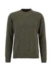 Barbour® Green Tainsbury Crew Jumper - Image 6 of 6