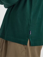 Barbour® Green Long Sleeves Corpatch 100% Cotton Polo Shirt - Image 5 of 5