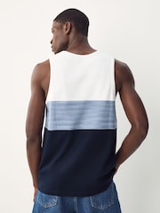 Blue Colour Block Vest - Image 2 of 3
